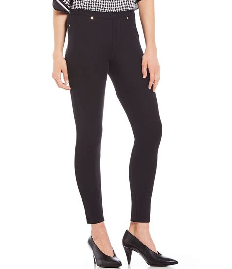 michael kors leggings black petite xl|michael kors crepe pants.